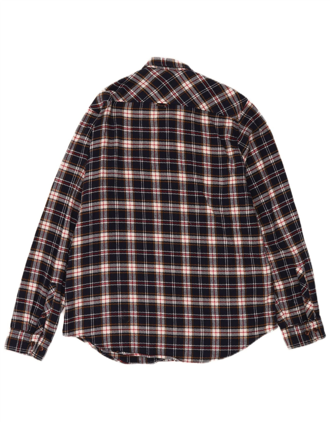 Cămașă de flanel Superdry pentru bărbați, XL, bleumarin, cu carouri