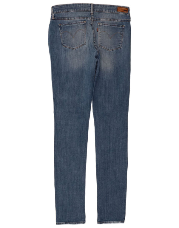 Blugi skinny pentru femei, cu curbă ușoară și modernă, L30 L34, bumbac albastru