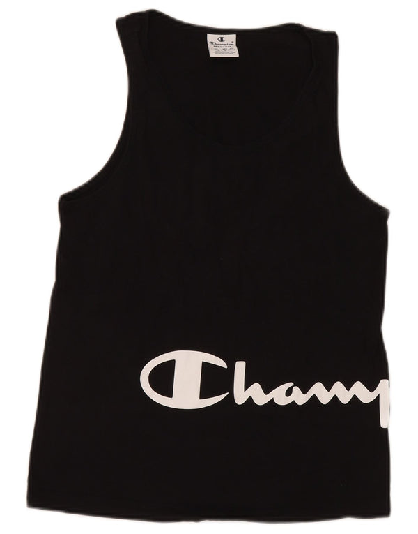 Top cu vestă grafică Champion pentru femei UK 12 Medium Black