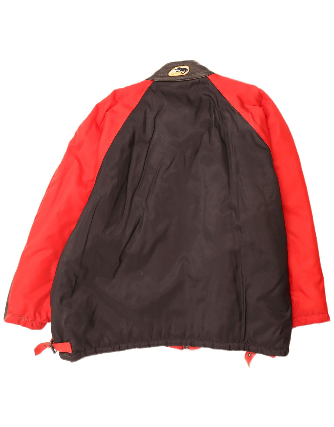 Jachetă Bomber Vintage pentru bărbați UK 42 XL Poliamidă color bloc roșu