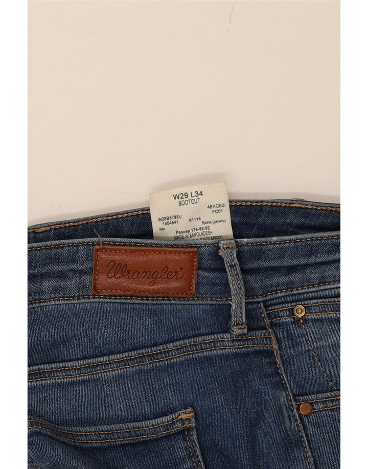 WRANGLER Womens Bootcut Jeans W29 L31 Blue Cotton Vintage Wrangler and Second-Hand Wrangler from Messina Hembry 