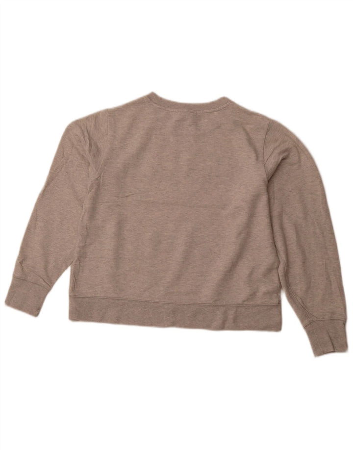 EDDIE BAUER Pulover oversized cu grafic crop pentru femei UK 6 XS Gri