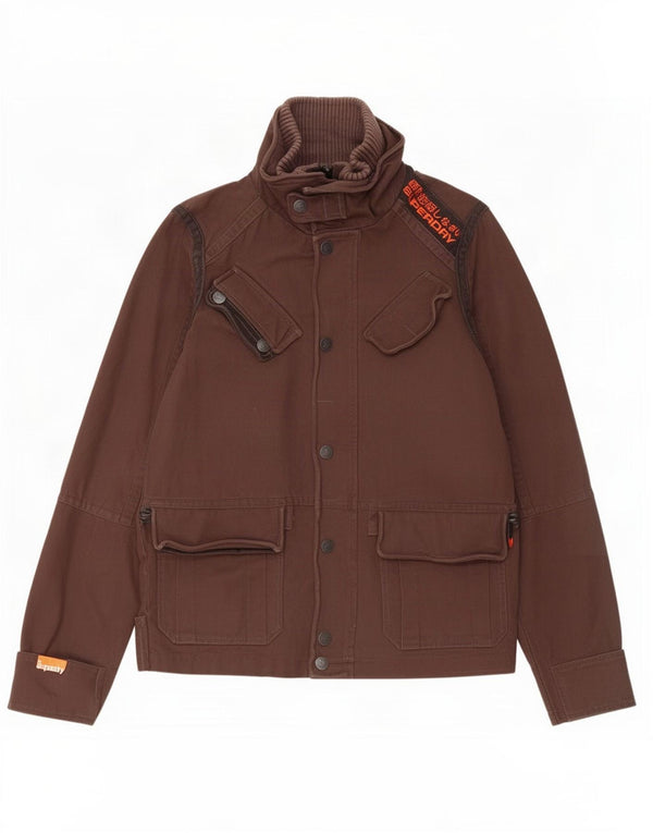 Jachetă Superdry pentru bărbați, UK 40, maro mare