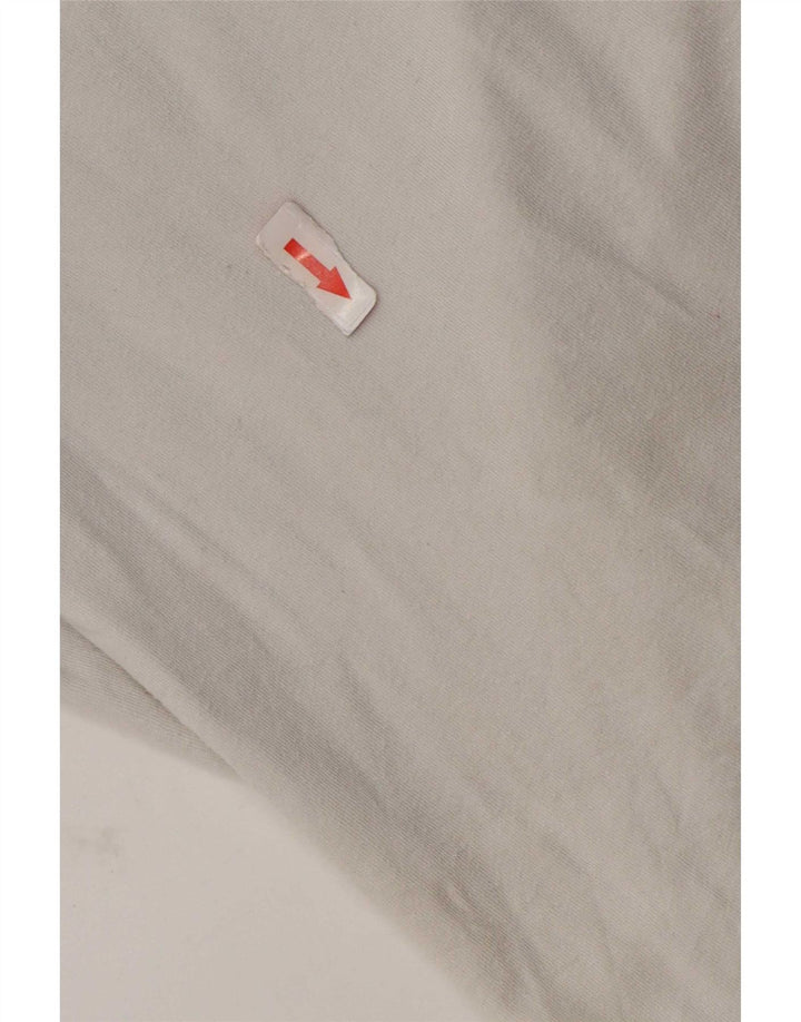 Tricou grafic pentru bărbați Fat Face Top Bumbac alb mediu