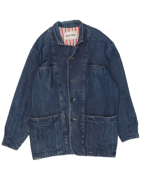 Jachetă de blugi vintage pentru bărbați UK 42 XL Albastru