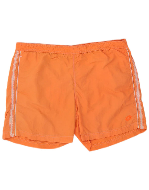 Pantaloni scurți de înot Lotto pentru bărbați 2XL portocalii