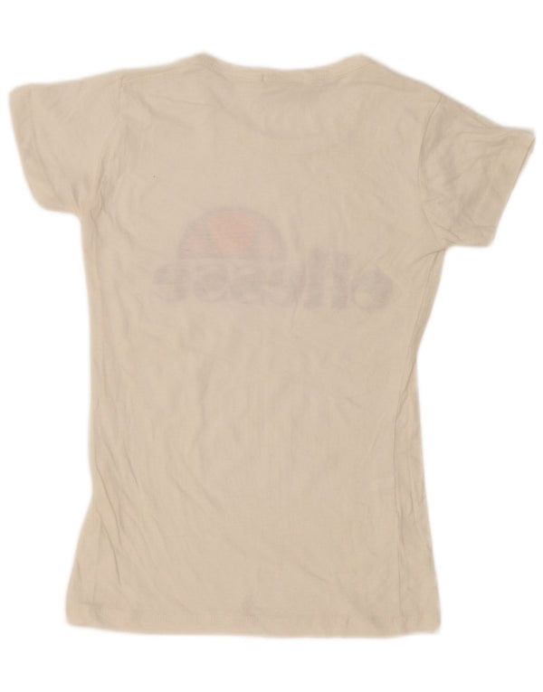 Tricou grafic pentru femei Ellesse Top UK 12 Medium Off White