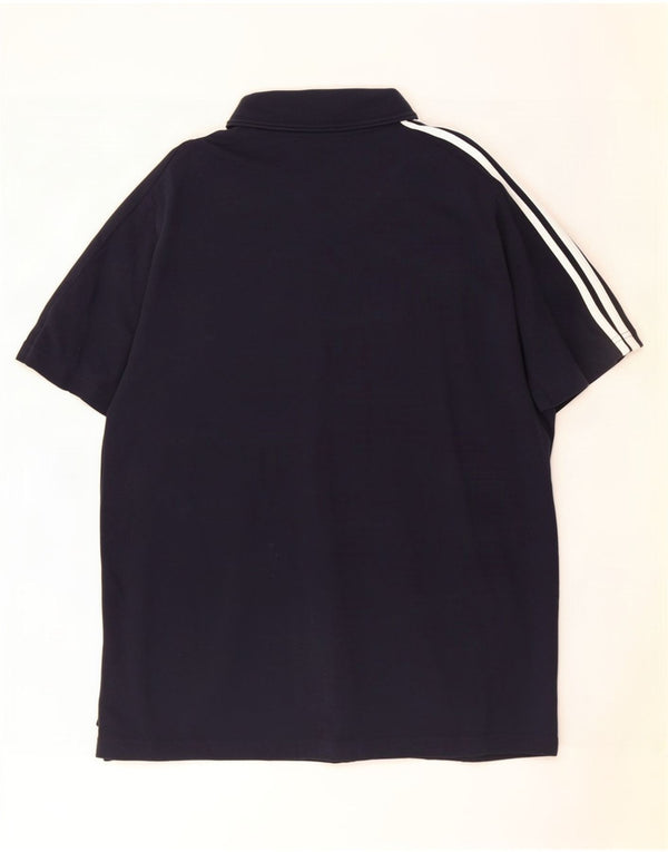 Tricou polo pentru bărbați Adidas 2XL, bumbac bleumarin