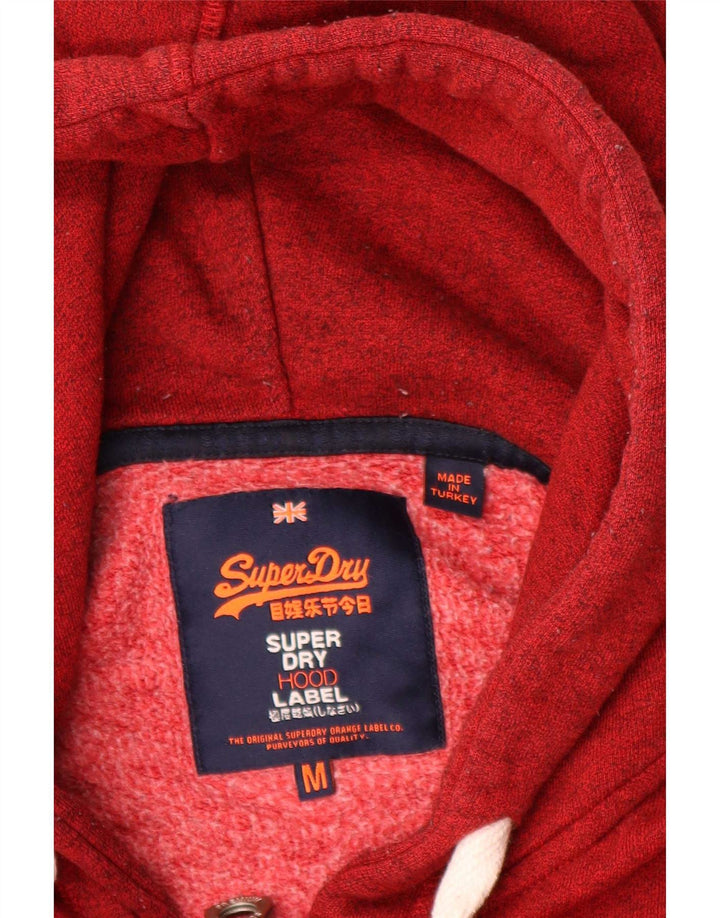 Pulover Superdry pentru bărbați, bumbac, roșu mediu