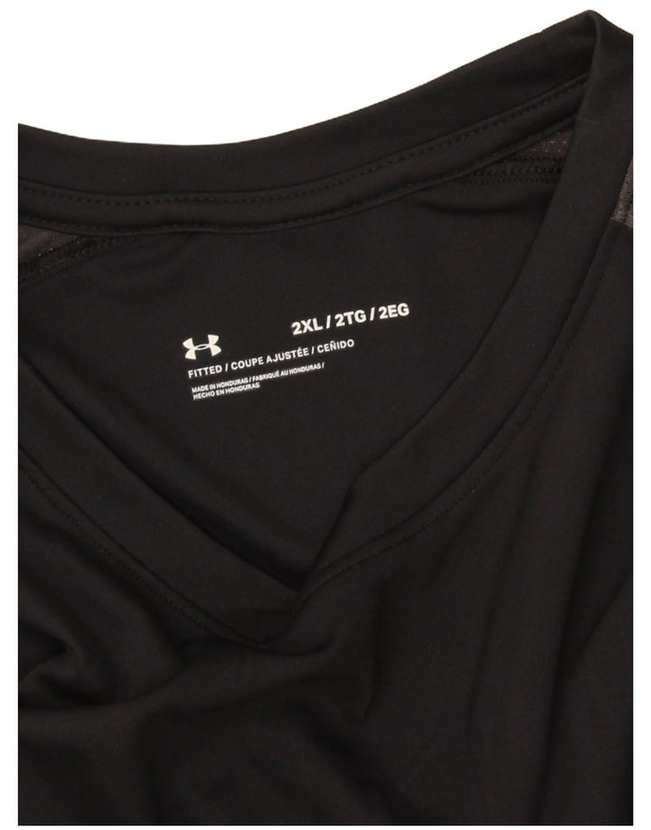 Tricou Under Armour pentru bărbați Top 2XL Negru