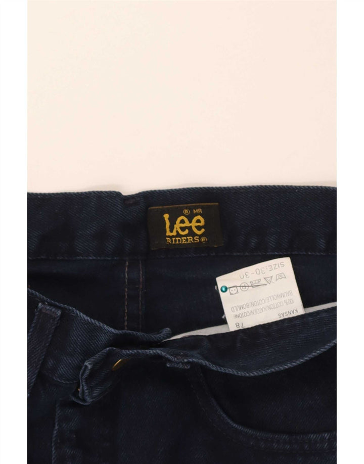 Blugi Lee Riders Straight pentru bărbați L30 L30 Bumbac bleumarin