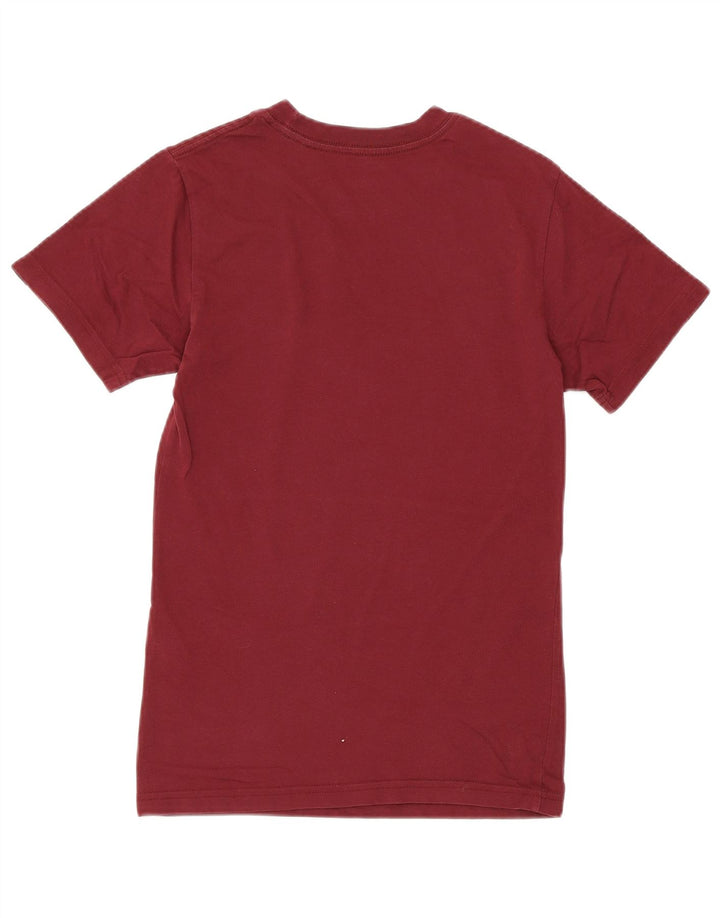VANS Tricou grafic Classic Fit Top UK 6 XS Bumbac Burgundy