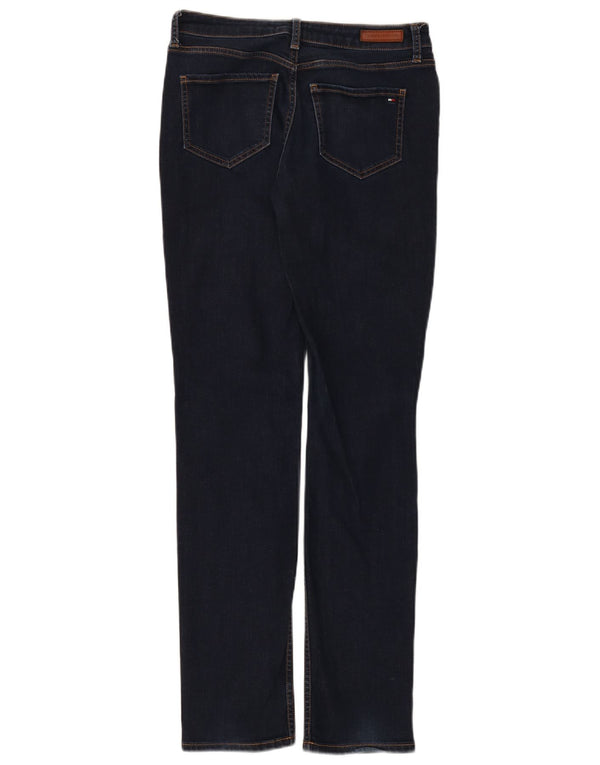 Blugi drepti pentru femei Tommy Hilfiger Roma W26 L32 bumbac bleumarin