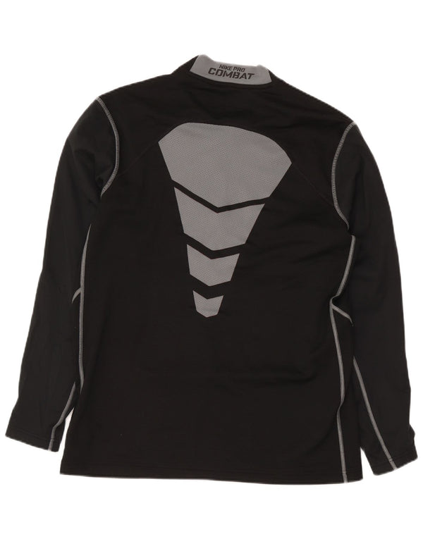 Nike pentru bărbați Dri Fit Top cu mânecă lungă XL, negru, poliester color bloc