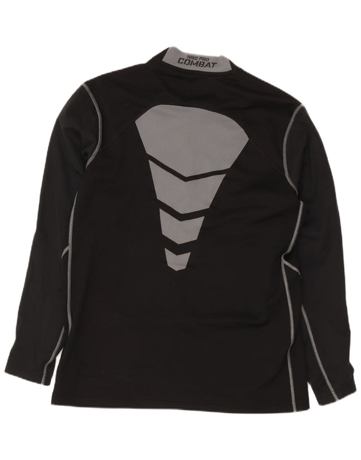 Nike pentru bărbați Dri Fit Top cu mânecă lungă XL, negru, poliester color bloc