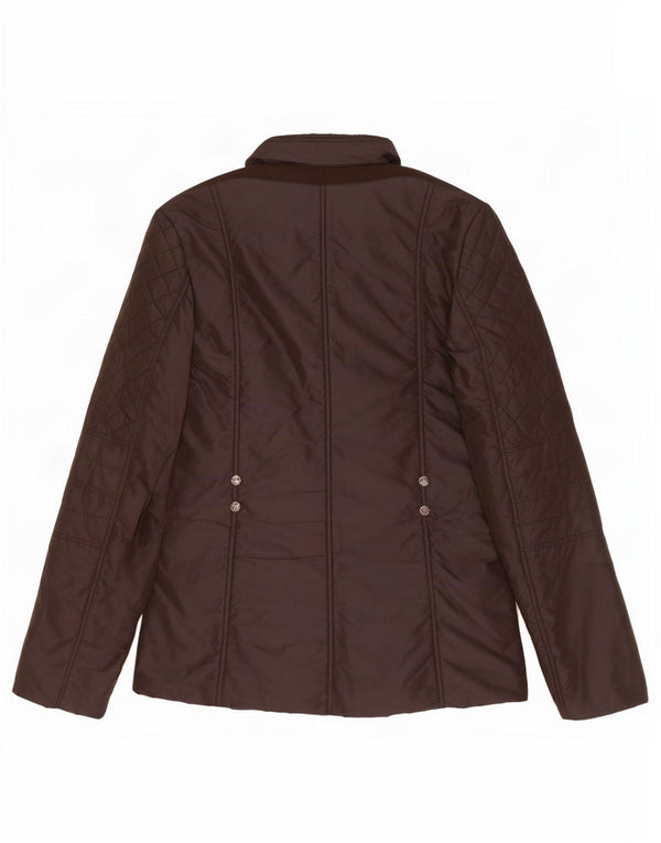Jachetă matlasată supradimensionată pentru femei Geox Respira UK 10 Small Brown Poliamidă