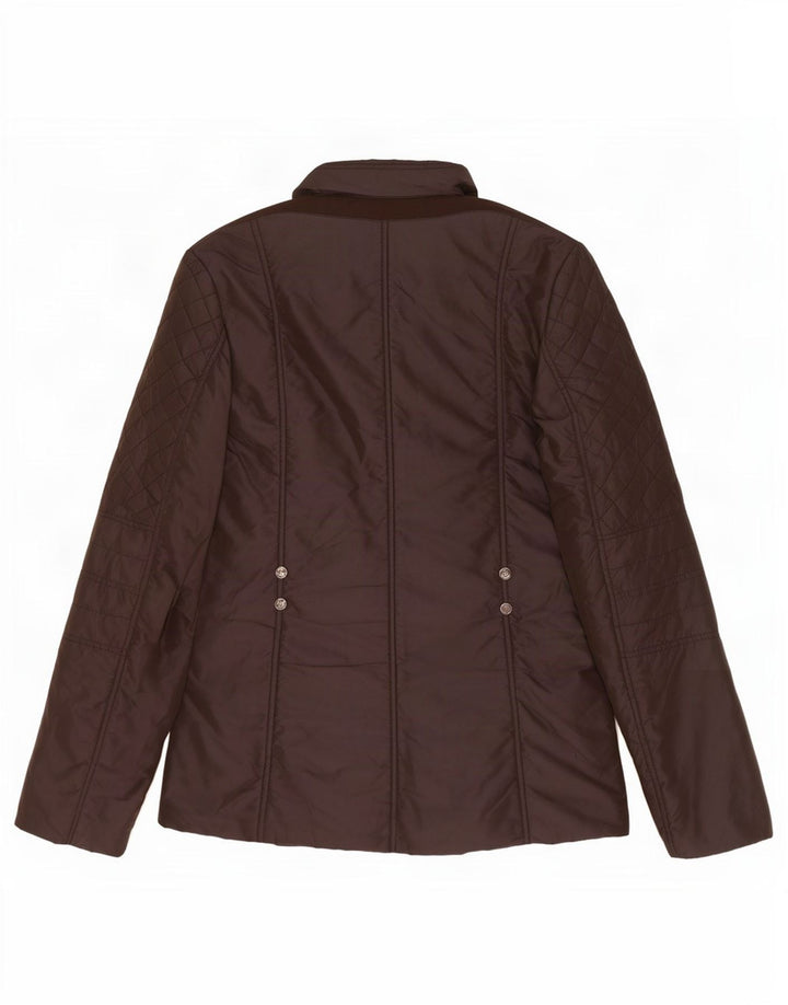 Jachetă matlasată supradimensionată pentru femei Geox Respira UK 10 Small Brown Poliamidă