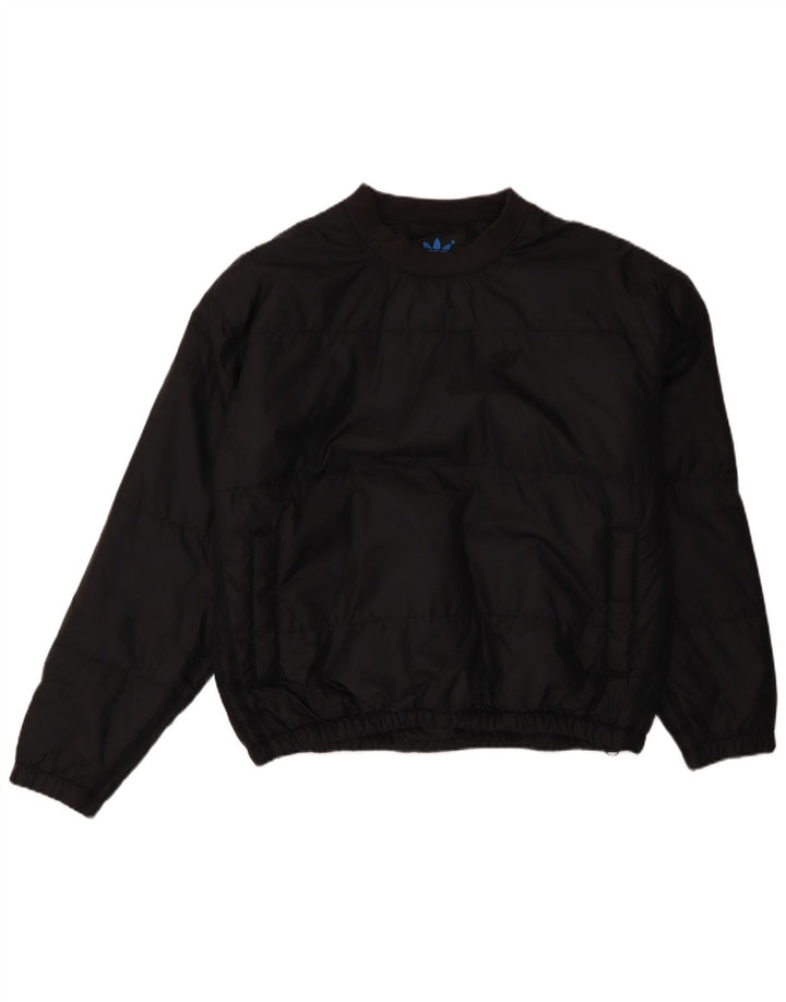 Jachetă căptușită cu pulover supradimensionat pentru bărbați Adidas UK 34 XS Poliester negru