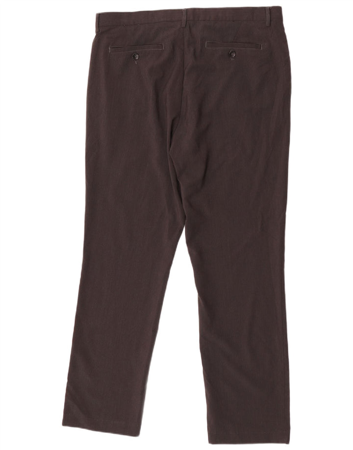 Calvin Klein Pantaloni drepți pentru bărbați L35 L30 Poliester maro