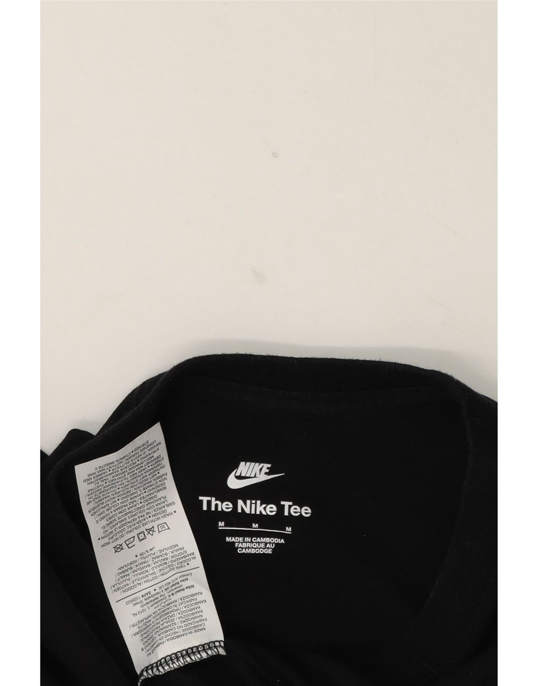 Tricou grafic Nike pentru bărbați Top mediu negru bumbac