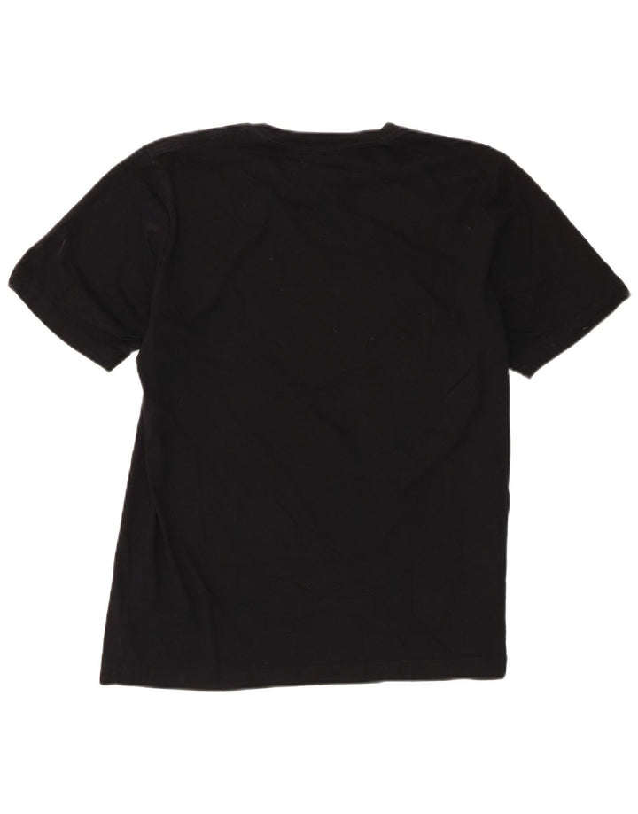 Tricou grafic pentru bărbați Diesel Top mare din bumbac negru