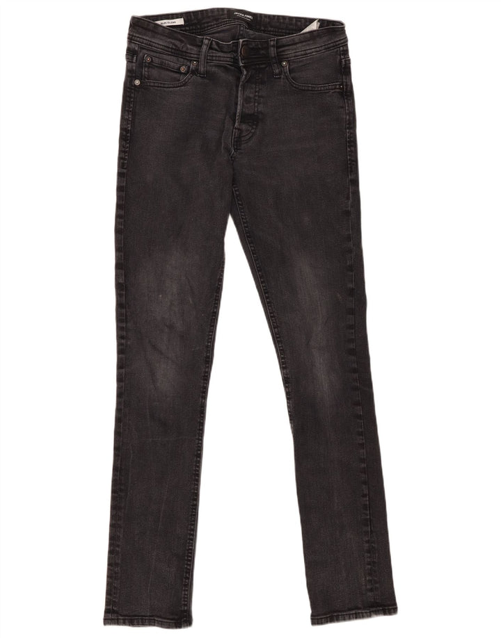 Blugi Jack & Jones GLENN Slim pentru bărbați W30 L31 bumbac gri