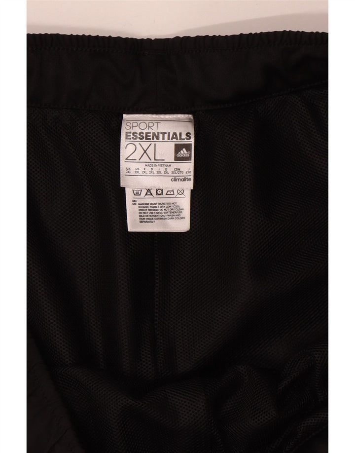 Pantaloni scurți sport Bermuda Adidas pentru bărbați 2XL, poliester negru