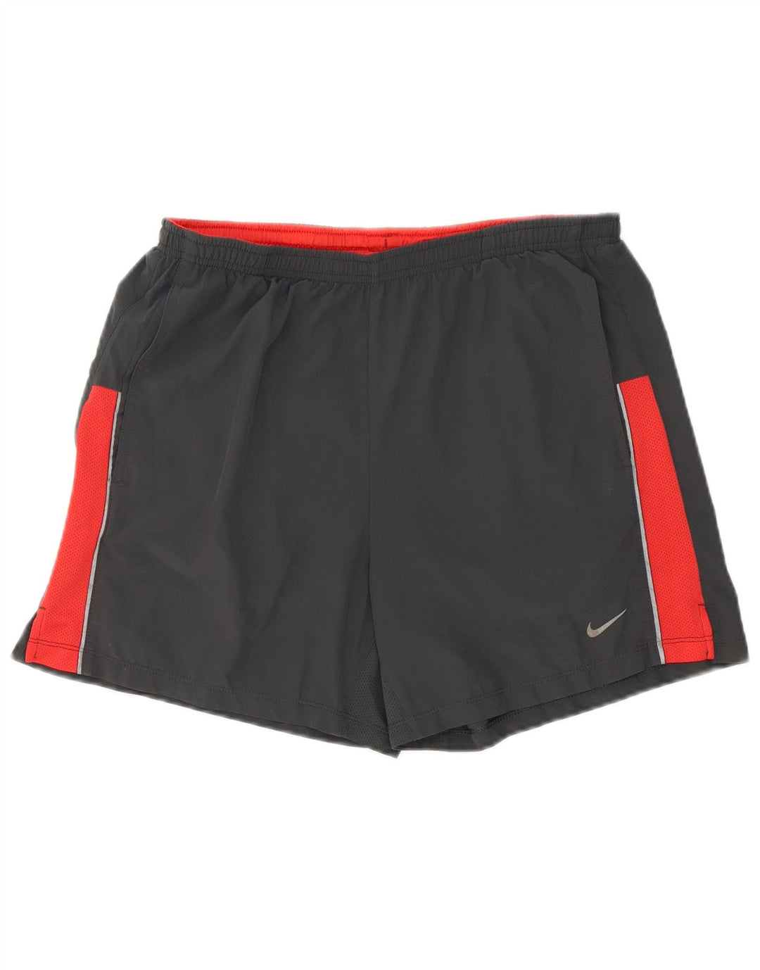 Pantaloni scurți sport Nike Dri Fit pentru bărbați, gri mediu, poliester color bloc