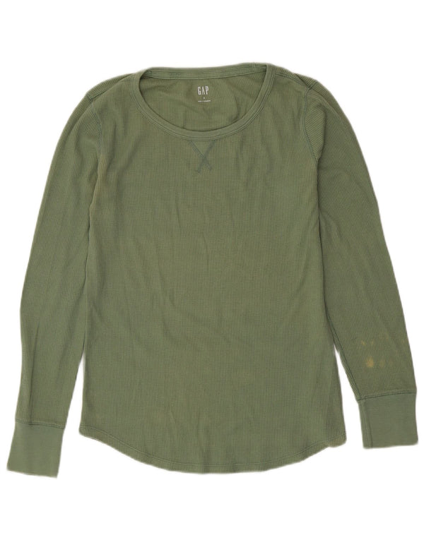 Top pentru femei GAP cu mânecă lungă UK 12 Medium Green