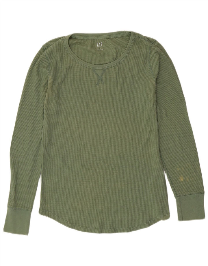 Top pentru femei GAP cu mânecă lungă UK 12 Medium Green