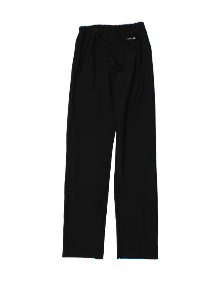 NIKE Womens Trousers US 4/6 Small Black Polyester Vintage Nike and Second-Hand Nike from Messina Hembry 