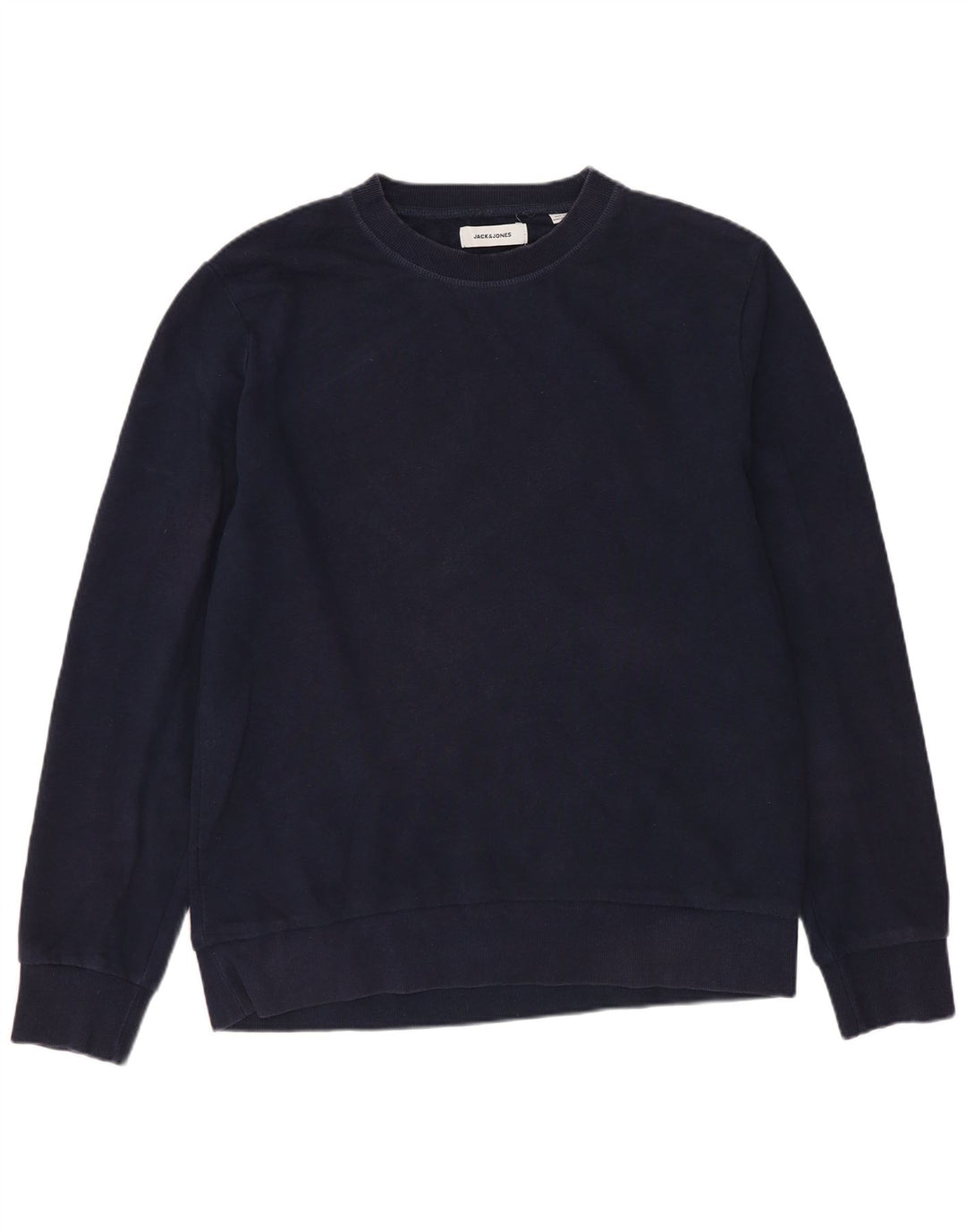 Pulover pentru bărbați Jack & Jones Pulover mediu din bumbac bleumarin