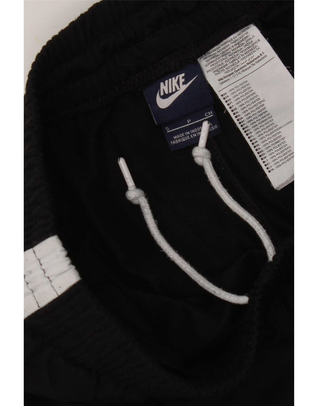 Pantaloni de trening Nike pentru bărbați, negru, poliester color bloc