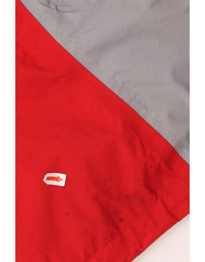 Jachetă Windbreaker NIKE Storm-Fit pentru femei UK 14 Medium Red Colorblock