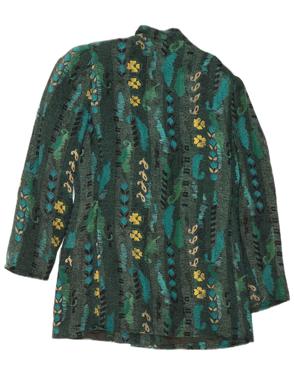 Betty Barclay Jachetă Blazer cu 6 nasturi pentru femei EU 38 Medium Verde Floral