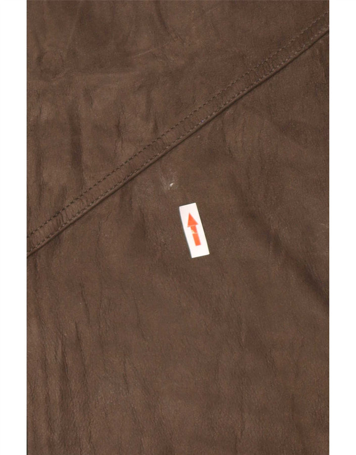 WESTBURY Jachetă Bomber de piele intoarsa pentru barbati IT 58 4XL din piele kaki