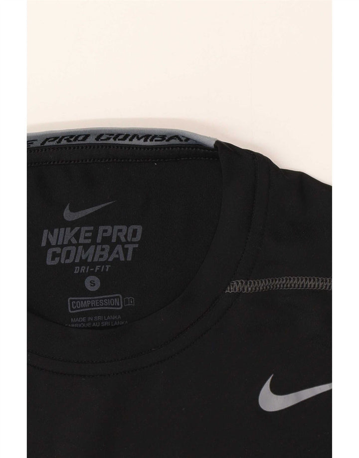 Tricou pentru bărbați Nike Dri Fit Top Mic Negru