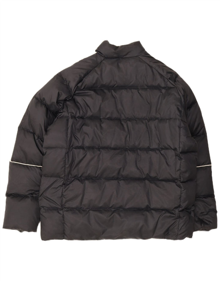 Jachetă căptușită pentru bărbați Adidas UK 42 XL Poliester negru color bloc