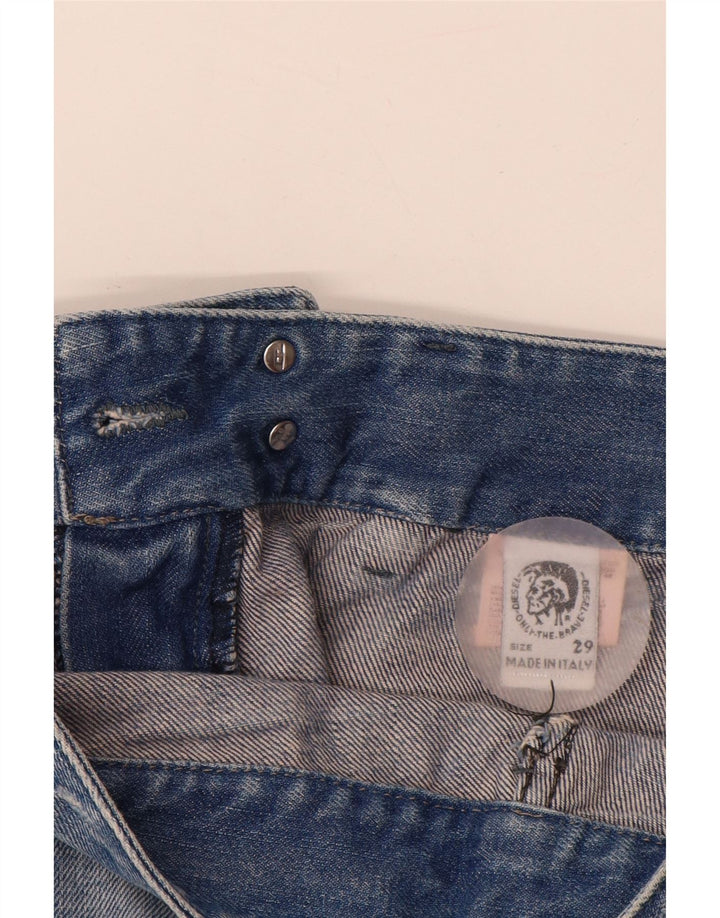 DIESEL Blugi slim pentru femei Distressed W29 L32 Bumbac albastru