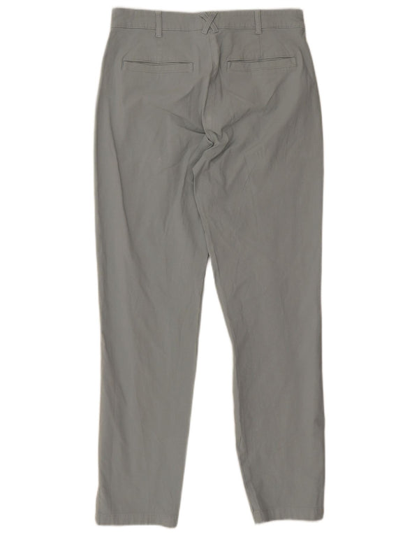 White Stuff Pantaloni casual subțiri pentru femei cu talie înaltă UK 10 Small W28 L28 Gri