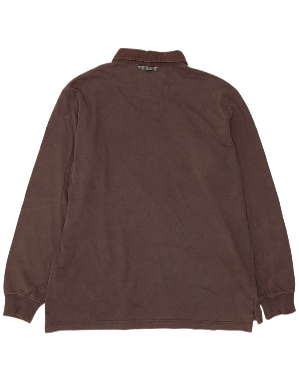 Tricou polo de rugby pentru bărbați Marlboro Classics XL maro