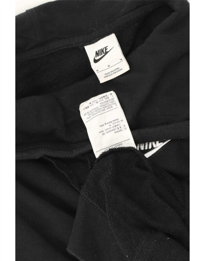 Pulover Nike pentru bărbați, bumbac mediu negru