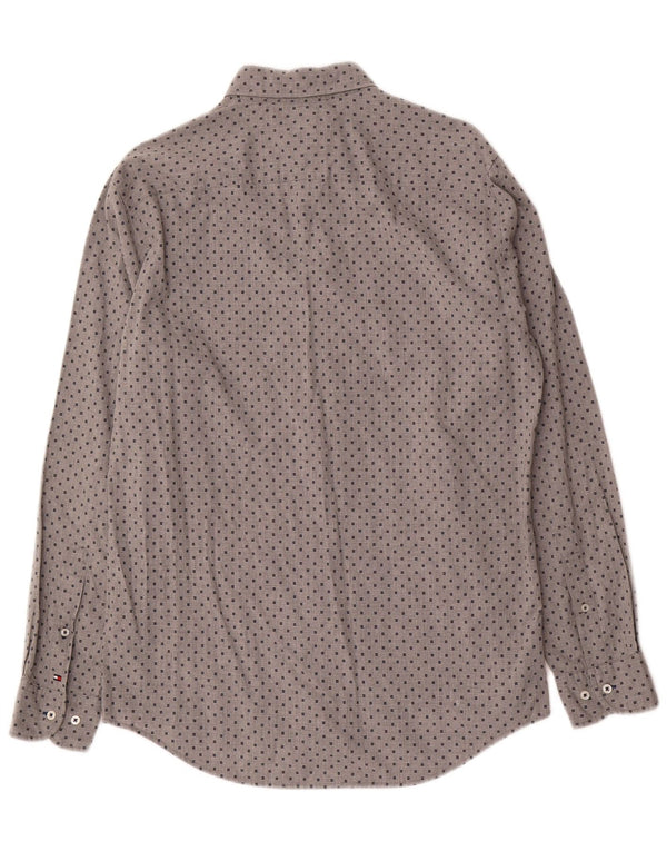 Cămașă pentru bărbați Tommy Hilfiger New York Fit Medium Gri Geometric
