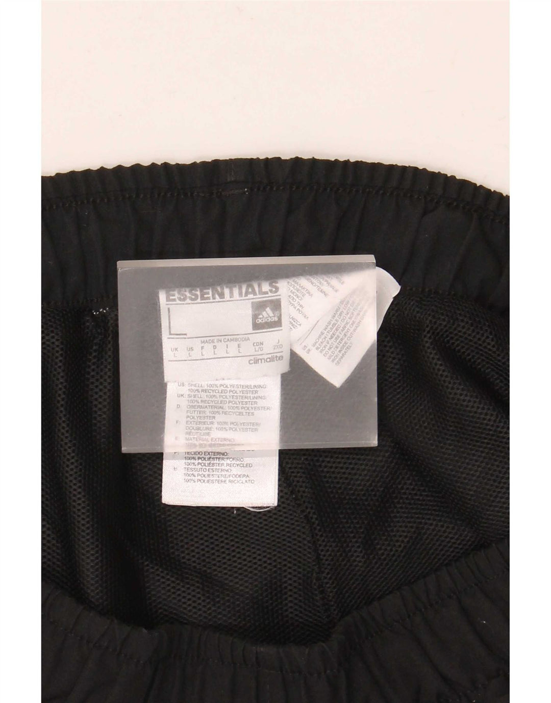 Pantaloni scurți sport pentru bărbați Adidas Climalite, mari, negru, poliester