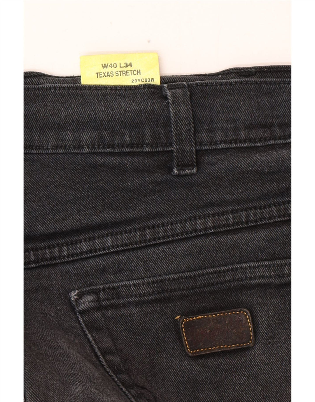 WRANGLER Blugi pentru bărbați Texas Stretch drepte W40 L34 bumbac gri