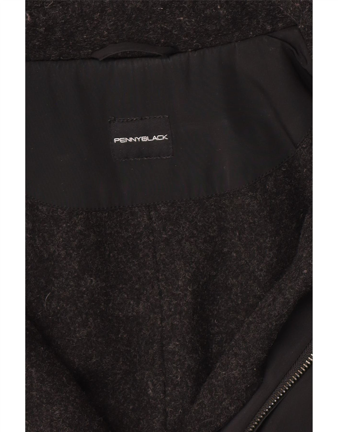 Penny Black haină cu glugă pentru femei UK 10 Small Black
