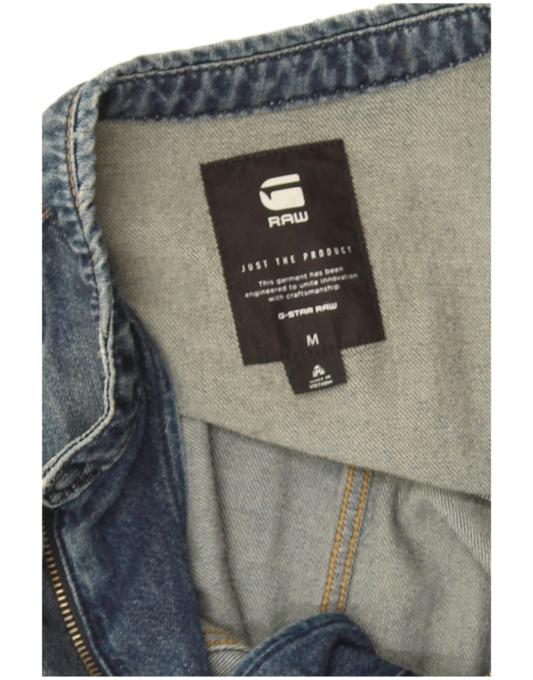 Salopetă de denim pentru femei G-Star UK 14 Medium Blue