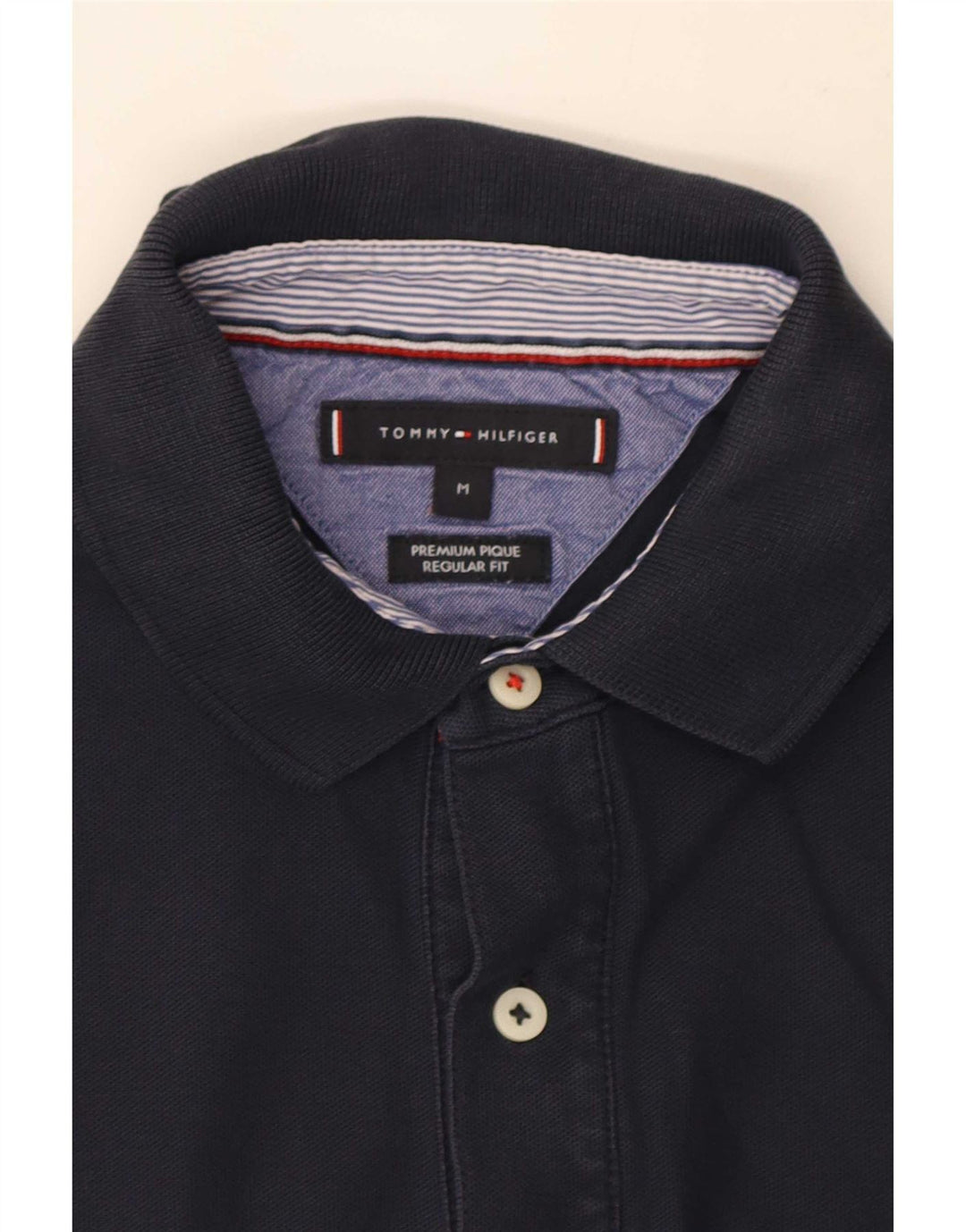 Cămașă polo Tommy Hilfiger pentru bărbați, cu formă regulată, albastru bleumarin mediu
