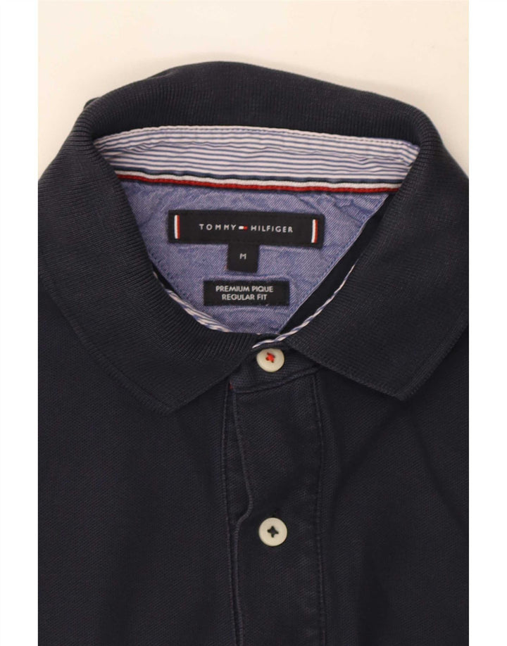 Cămașă polo Tommy Hilfiger pentru bărbați, cu formă regulată, albastru bleumarin mediu