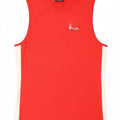 LOTTO Mens Vest Top XL Red Colourblock Cotton